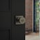 Kwikset 730PSKSQT26 Pismo Knob with Square Rose Privacy Lock with 6AL Latch and RCS Strike Bright Chrome Finish