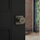 Kwikset 730PSKSQT26 Pismo Knob with Square Rose Privacy Lock with 6AL Latch and RCS Strike Bright Chrome Finish