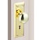 MaxxGeek Door Knob Interior Antique Door Knob VAntique Bifold Door Knobs Replacement Fits 138 134 Interior Doors GoldPolished BrassWithout Keys and Locks