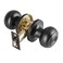 NCSEN Black Door Knobs Interior Keyless Door Knobs for Bathroom Bedroom Matte Black Privacy Door Knob