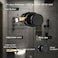 NCSEN Black Interior Door Knob with Push Lock Privacy Door Knobs Door Handles for Bath and Bed Heavy Duty Door Knob with Lock
