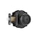 NCSEN Matt Black Door Knobs with Camelot TrimInterior Door Knob with LockCoastal Privacy Door knob for Bath and Bedroom