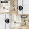 NCSEN Matt Black Door Knobs with Camelot TrimInterior Door Knob with LockCoastal Privacy Door knob for Bath and Bedroom