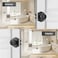 NCSEN Matt Black Door Knobs with Camelot TrimInterior Door Knob with LockCoastal Privacy Door knob for Bath and Bedroom