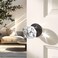 Orger 10 Pack Glass Door Knobs with Oil Rubbed Bronze Rosette BathBed Door Knobs for Privacy Use Keyless Interior Door Handles with Diamond Shape Crystal Glass and Zinc Alloy Base