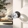 Orger 10 Pack Glass Door Knobs with Oil Rubbed Bronze Rosette BathBed Door Knobs for Privacy Use Keyless Interior Door Handles with Diamond Shape Crystal Glass and Zinc Alloy Base