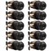 Probrico 10 Pack Interior Bathroom Privacy Keyless Doorknobs Door Lock Lockset in Oil Rubbed Bronze