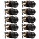 Probrico 10 Pack Interior Bathroom Privacy Keyless Doorknobs Door Lock Lockset in Oil Rubbed Bronze