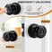 Probrico 6 Pack Matte Black Privacy Locks Keyless Interior BedBath Door Knobs Cylindrical Shape Knobs Contemporary Hardware for Bathroom Bedroom Doors