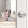 Probrico Privacy Interior Door Knobs Bed and Bath Handle Levers Keyless Brushed Nickel Lockset 6 Pack