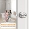 Probrico Privacy Interior Door Knobs Bed and Bath Handle Levers Keyless Brushed Nickel Lockset 6 Pack