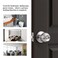 Probrico Privacy Interior Door Knobs Bed and Bath Handle Levers Keyless Brushed Nickel Lockset 6 Pack