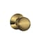 SCHLAGE Knob NonTurning Lock Bright Chrome F170 GEO 625