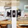 SHINY HANDLES Crystal Door Knobs Interior for Hall and Closet Passage Glass Door konbs Venetian Bronze1Pack
