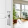ToPToToo SingleSide Glass Dummy Door KnobsInactive Door Knobs for ClosetAntique Bifold Door Knobs ReplacementCrystal Dummy Door HandlesBrushed Nickel2 Pack