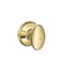 SCHLAGE Schlage F40 SIE 605 16080 10027 Siena Bed and Bath Knob Bright Brass