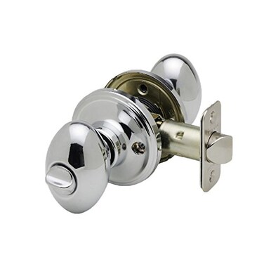 Copper Creek EK2030PS Egg Door Knob Privacy Function 1 Pack in Polished Stainless