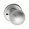 Copper Creek Dummy Interior Door Knob ANSI Grade3 Certified Modern Heavy Duty Handle Easy Install and Reversible for French Doors Closets Non Turning Satin Stainless 1 Pack