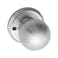 Copper Creek Dummy Interior Door Knob ANSI Grade3 Certified Modern Heavy Duty Handle Easy Install and Reversible for French Doors Closets Non Turning Satin Stainless 1 Pack