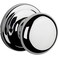Kwikset Hancock Interior Passage Door Knob Handle For Closet and Hallway Doors NonLocking Doorknob Polished Chrome