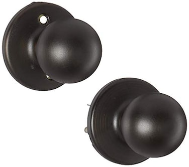 Kwikset Polo Interior Passage Door Knob Handle For Closet and Hallway Doors NonLocking Doorknob Venetian Bronze