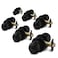 Copper Creek Privacy Interior Door Knob ANSI Grade3 Certified Modern Heavy Duty Handle Easy Install and Reversible for Bedroom Bathroom Closets Matte Black 6 Pack