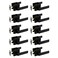 NEWBANG Solid Door Lever Handle Matte Black Finish