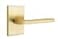 Emtek Dummy Set Modern Rectangular Rosette Helios Lever Satin Nickel