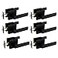 NEWBANG Solid Door Lever Handle Matte Black Finish
