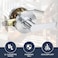 Golingda 1 Pack Grade 2 Comercial Door Lever Locks for Closet and Passage Door with UL 3 Hour Fire Rated ADA Compliant Satin Chrome Finish 26D and 2 34 Backset CommercialCP3PS1P