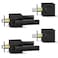 BAOLONG Deadbolt Lock and Door Knob SetExterior Door Lock Set Entry Door Locksets for Front Door Handle with Single Cylinder Deadbolts Keyed Alike 2 Pack Matte Black