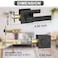 BAOLONG Deadbolt Lock and Door Knob SetExterior Door Lock Set Entry Door Locksets for Front Door Handle with Single Cylinder Deadbolts Keyed Alike 2 Pack Matte Black