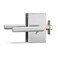 Berlin Modisch Privacy Lever Door Handle Designer Series Easy to Open Locking Lever Set for Bedroom or Bathroom Reversible for Right Left Sided Doors Heavy Duty Satin Nickel Finish