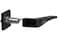 Berlin Modisch Sleek Series Dummy Lever Door Handle Pack of 2 NonTurning Single Side Pull Only Lever Set for Closet or French Doors Heavy Duty Iron Black Finish