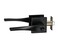 Berlin Modisch Sleek Series Entry Lever Door Handle Lock and Key Locking Lever Set for Front Door or Office Reversible Heavy Duty Iron Black Finish
