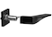 Berlin Modisch Sleek Series Entry Lever Door Handle Lock and Key Locking Lever Set for Front Door or Office Reversible Heavy Duty Iron Black Finish