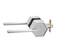 Berlin Modisch Zero Gravity Metro Series Passage Lever Door Handle NonLocking Lever Set for Hallway or Closet Doors Reversible Heavy Duty Satin Nickel Finish