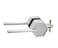 Berlin Modisch Zero Gravity Metro Series Passage Lever Door Handle NonLocking Lever Set for Hallway or Closet Doors Reversible Heavy Duty Satin Nickel Finish