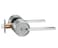 Berlin Modisch Zero Gravity Urban Series Entry Lever Door Handle Lock and Key Locking Lever Set for Front Door or Office Reversible Heavy Duty Satin Nickel Finish