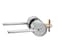 Berlin Modisch Zero Gravity Urban Series Entry Lever Door Handle Lock and Key Locking Lever Set for Front Door or Office Reversible Heavy Duty Satin Nickel Finish