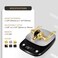 Gaurqiah Brushed Gold Wave Style Passage Door Handle Without Keys NonLocking Door Lever for HallwayCloset in Satin Brass Finish No Lock Reversible Lever for LeftRight Doors