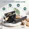 GOBEKOR 10 Pack Black Passage Lever Handle Interior Door Levers Hallway Closet Door Handles Straight Door Lock Keyless Square Lever Door Handles