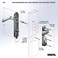 Ideal Security 1216 Surface Mount Storm Door Handle with Lock and Key for 1 1 inches Thick Doors White 4Posts