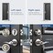 Knobonly 6 Pack Entry Lock with Single Cylinder Handleset Satin Nickel Keyed AlikeCombo Pack Wave Style Door Lever Lockset for Entrance Front BedBath Doors