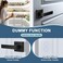 KNOBWELL 4 Pack Interior Black Door Handles Dummy Door Knobs NoFunctioning Lever Door Handle French DoorCloset LeftRight Handle