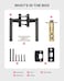 Lethato Matte Black Passage Door Handles Closet Door Handles BlackMatte Black Dummy Closet Handle Black Door Handle Passage for ClosetHallway1 Pack