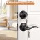 Probrico Oil Rubbed Bronze Entry Lever and Deabolt Sets Keyed Alike Drop Levers with Single Cylinder Deadbolts and Key Combo Pack Exterior Front Door Keyed Hardware 3 Pack