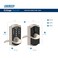 SCHLAGE Schlage FE695 CAM 716 ACC Touch Camelot Lock with Accent Lever Electronic Keyless Entry Lock Aged Bronze