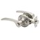 Copper Creek KL2231SS Scandinavian Push Button Privacy Kash NonHanded Lever Satin Stainless
