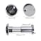 Junxave Door Viewer Peephole Solid Brass 220degree Door Viewer with Heavy Duty Rotating Privacy Cover for 138 to 216 Doors for Home Office Hotel Polished Chrome